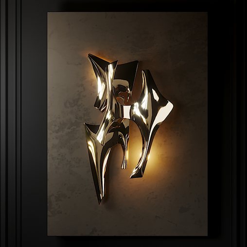 Signed Wall Light by Fred Brouard