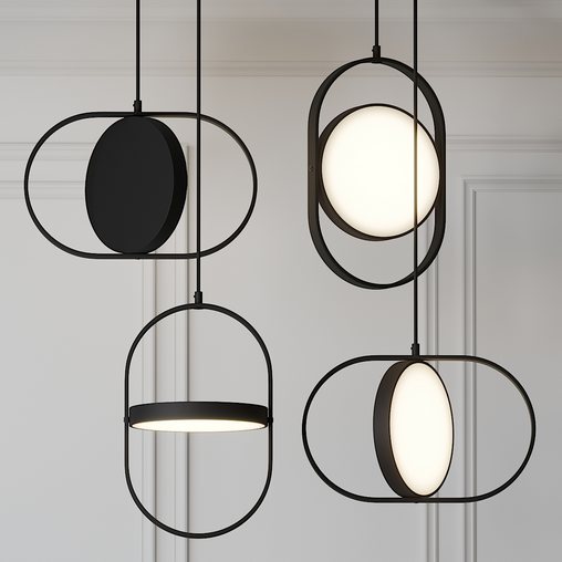 Moon-Inspired Pendant Light by Elina Ulvio