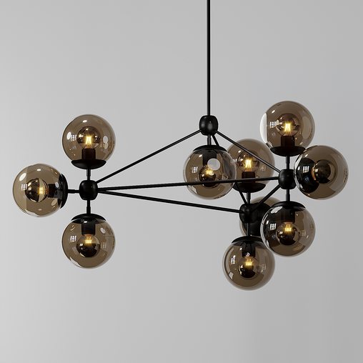 Ceiling light 7 3d model Free Download 3dbrute