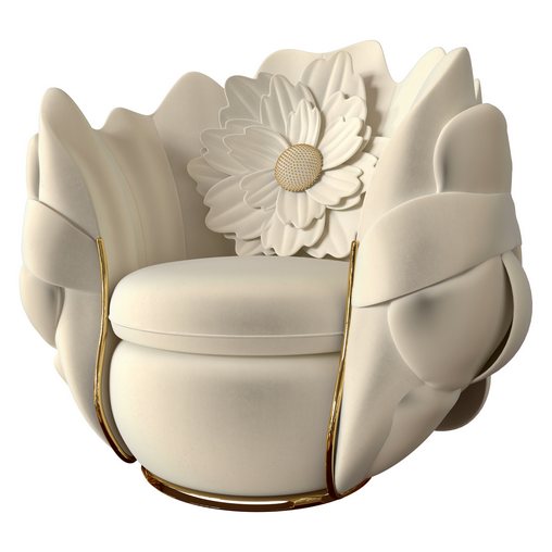 Floral Armchair