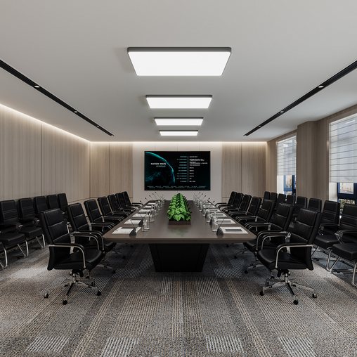 Meeting room 3d model Buy Download 3dbrute