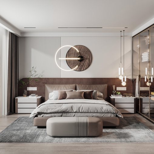 Bedroom 128 3d model Buy Download 3dbrute