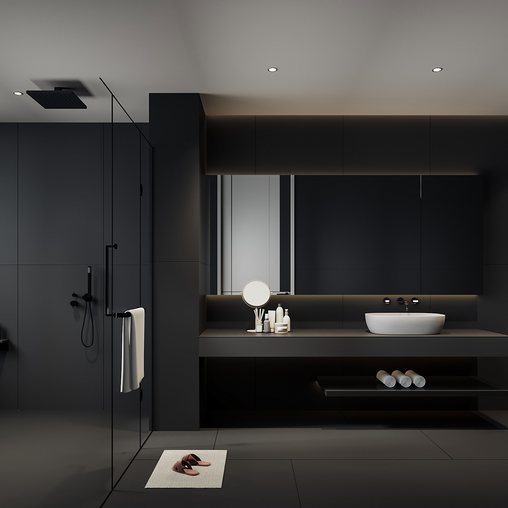 Modern bathroom 3d model Buy Download 3dbrute