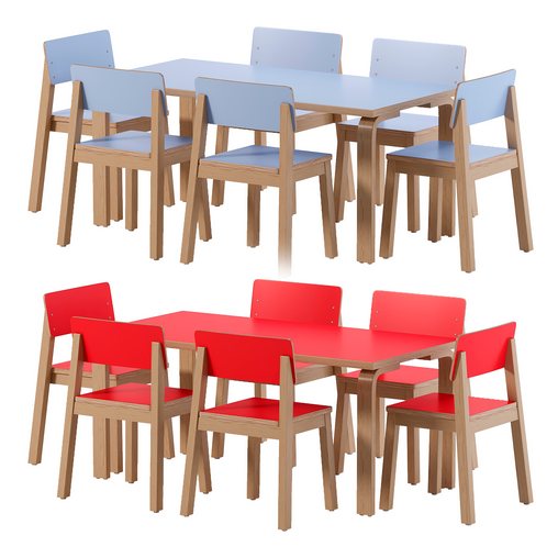 CHILDREN’S TABLE AND CHAIRS