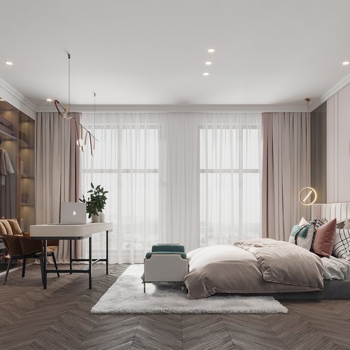 Modern bedroom