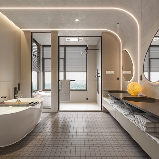 Modern bathroom