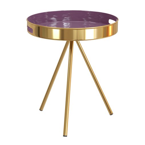 INESH PURPLE COFFEE TABLE