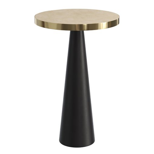 Brass side table