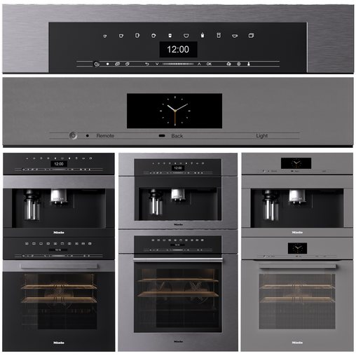 Miele double oven and coffee maker collection