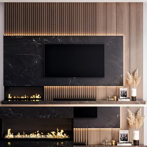 TV Wall 15 3d model Buy Download 3dbrute