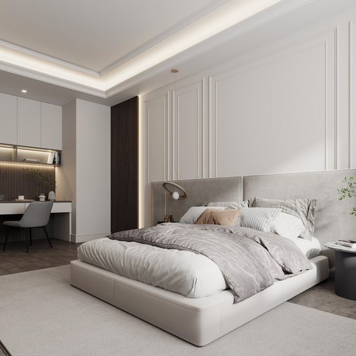 Modern bedroom 3d model Buy Download 3dbrute