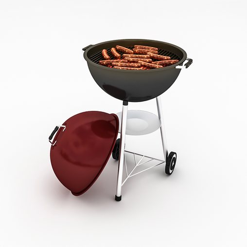 3D Barbecue Model 3D model