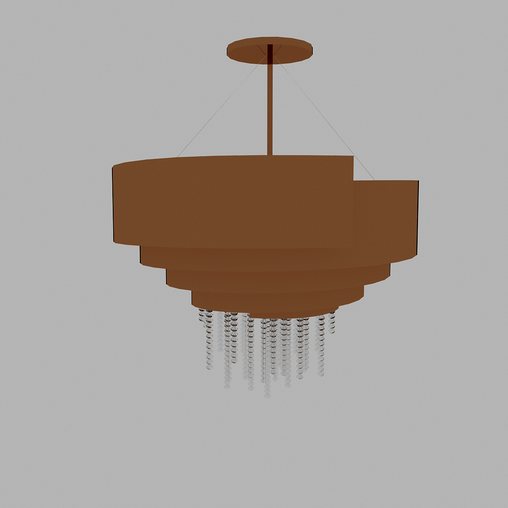 3D Modern Chandelier 2 model