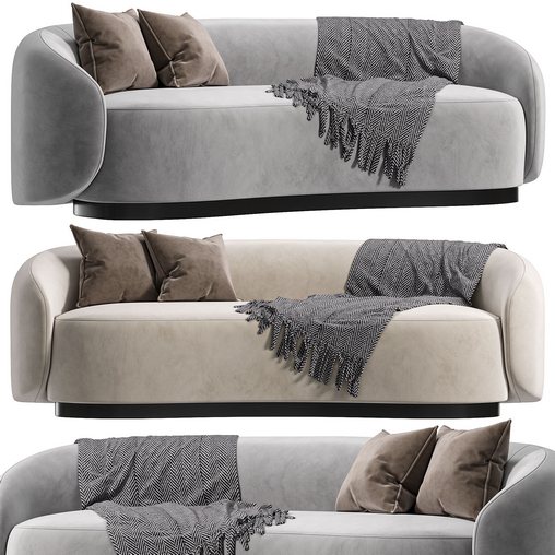 AMORE SOFA BY EICHHOLTZ 3d model Download  Buy 3dbrute