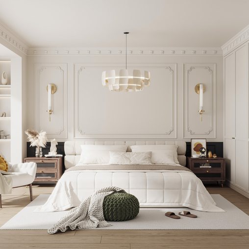 Modern bedroom 3d model Buy Download 3dbrute