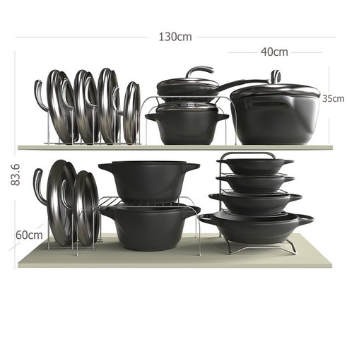 pot and pan organizer