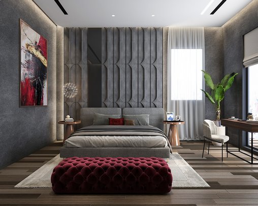3D Scenes, Bedroom sence