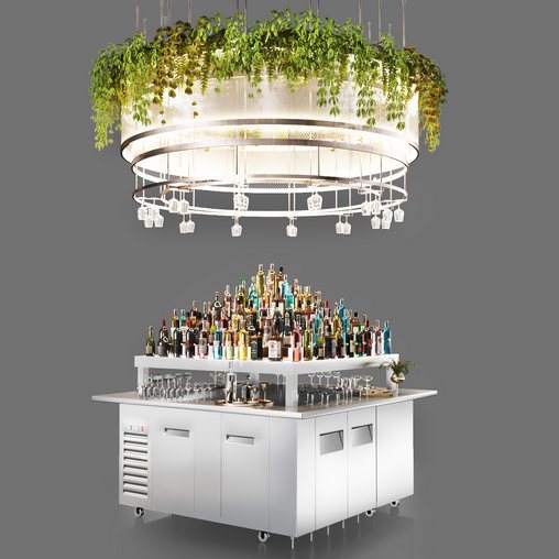 minibar 03 - Home Bar 3d model Buy Download 3dbrute