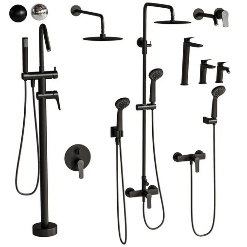 IMEX Collection Belgica Bathroom Faucet Set 02