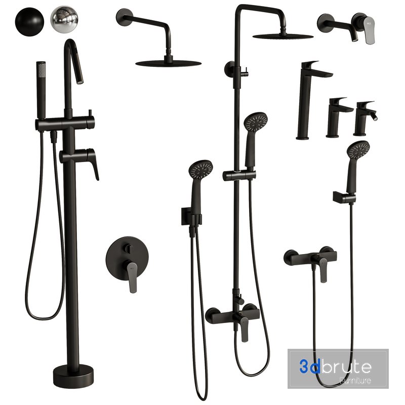 IMEX Collection Belgica Bathroom Faucet Set 02