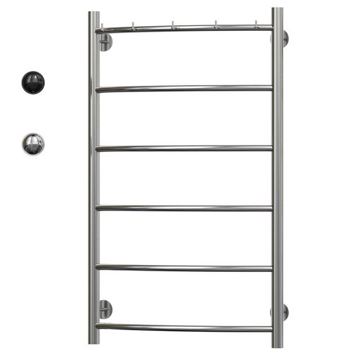 Electric heated towel rail Secado Milan 1 K 80x50 chrome L 3d model Buy