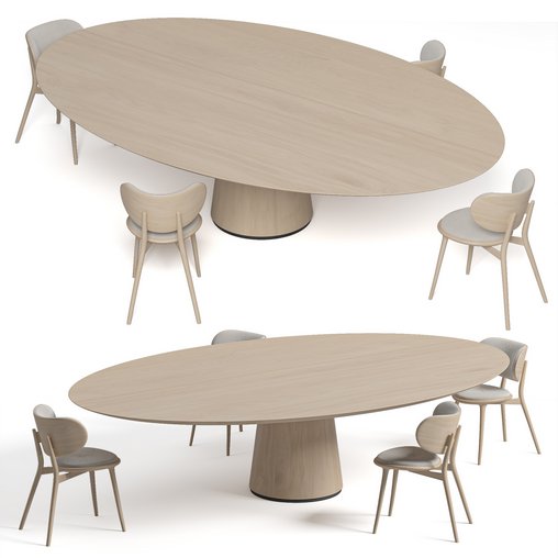 The Dining Chair And MATERIC Table By Porro