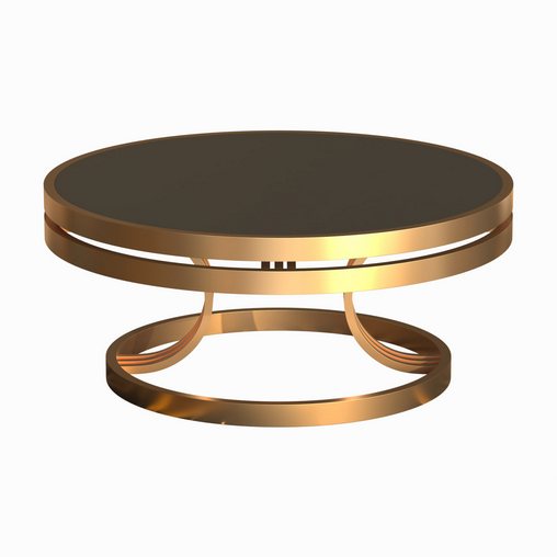 18 gold-plated stainless steel sofa table