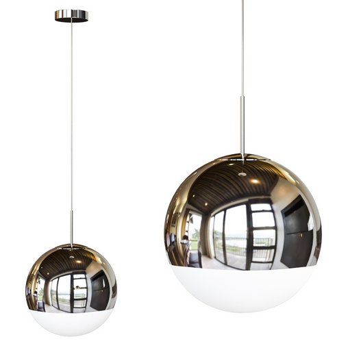 Globe Pendant Ceiling Light Simplicity Metal 1 Light ChromeGold Hanging Ceiling Light