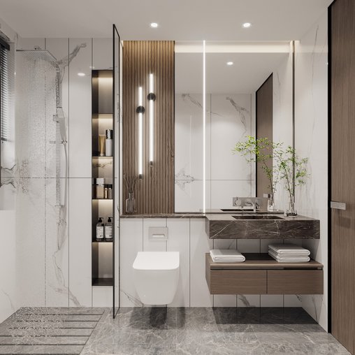 Modern bathroom