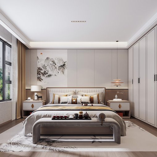 Modern bedroom