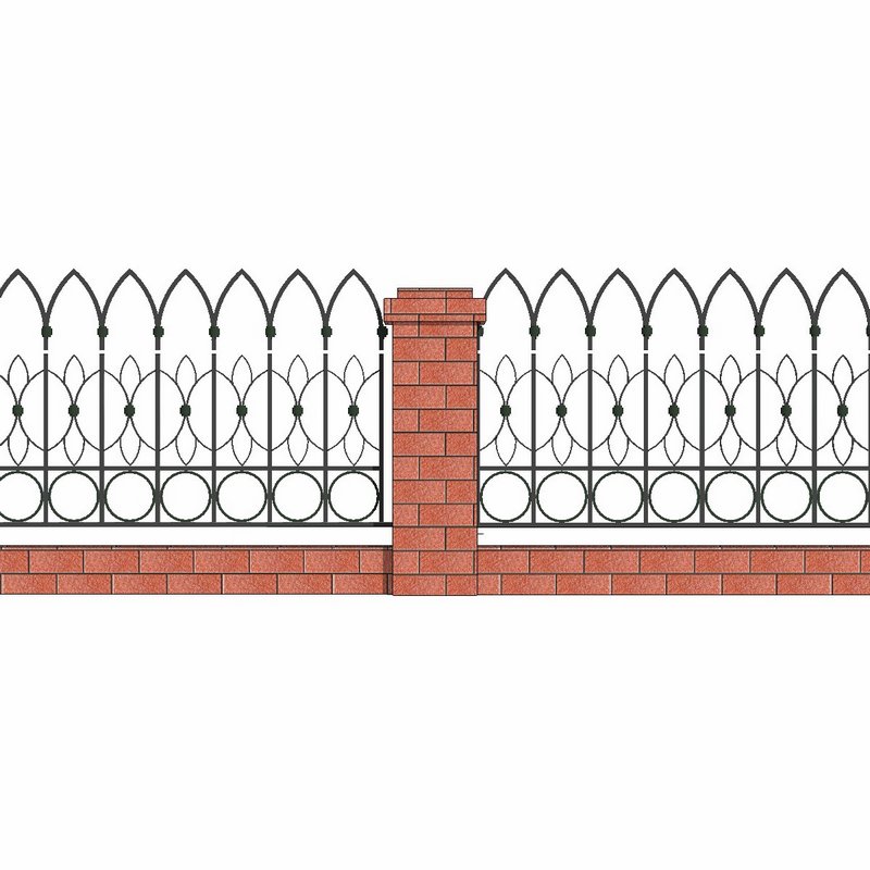 Wall fence - 3dbrute : 3dmodel furniture and decor