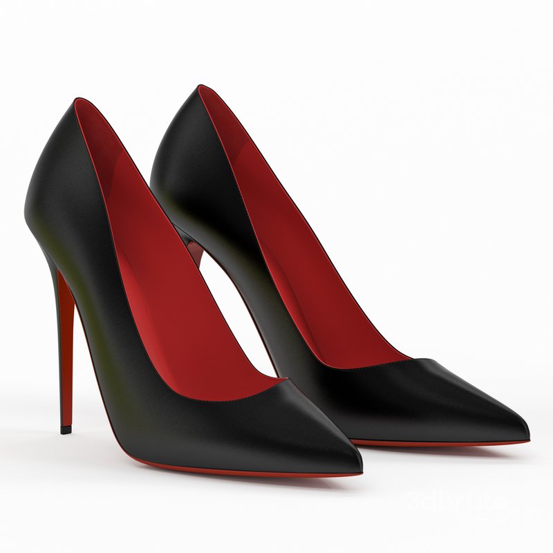 Christian Louboutin Kate 100 Collection 3d model Buy Download 3dbrute