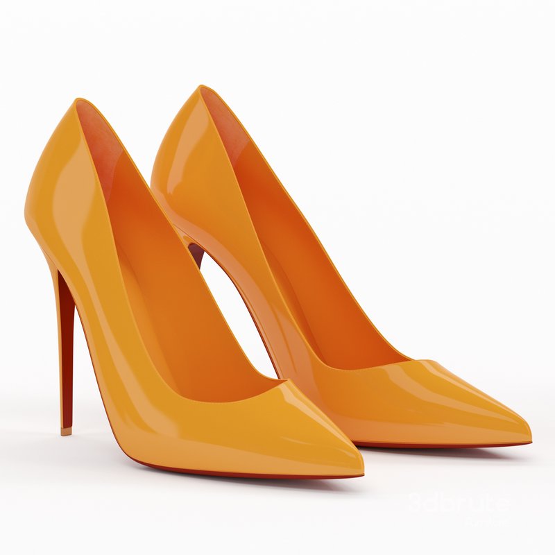 Christian Louboutin Kate 100 Collection 3d model Buy Download 3dbrute