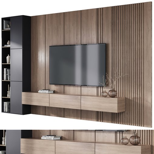 TV wall decor set4