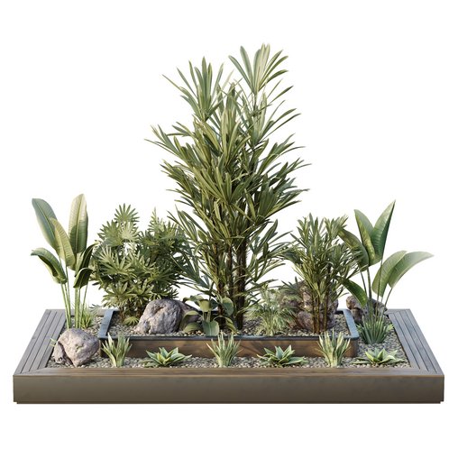 HQ Tree and bush garden box outdoor VOL 31