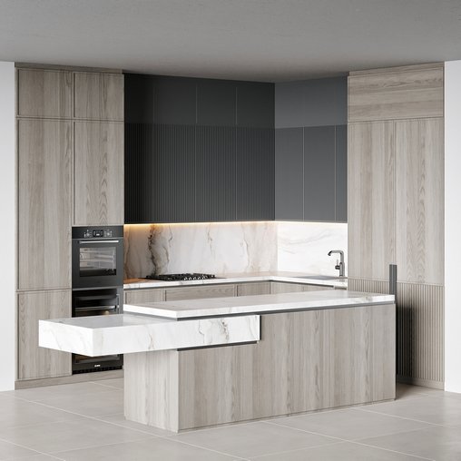 Kitchen 26 3d model Buy Download 3dbrute