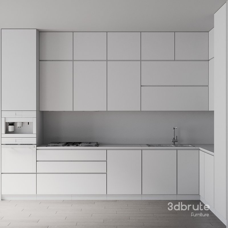 kitchen 97 3d model Buy Download 3dbrute