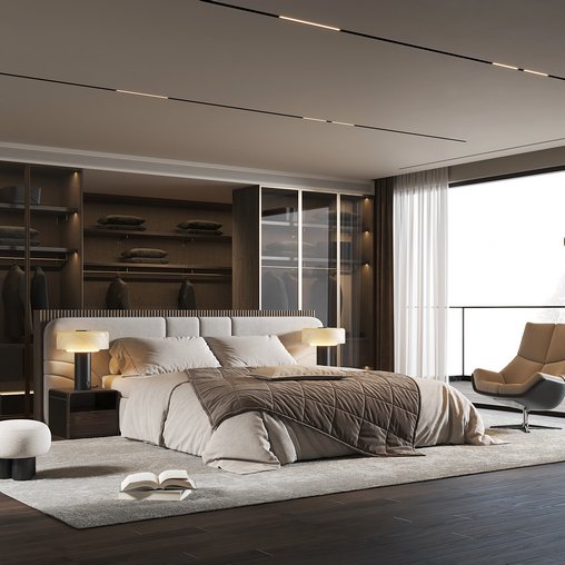 Modern bedroom