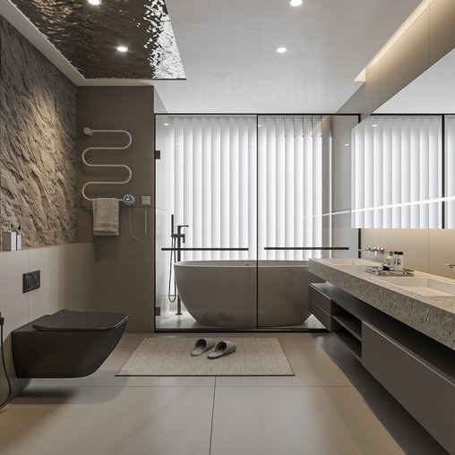 Modern bathroom