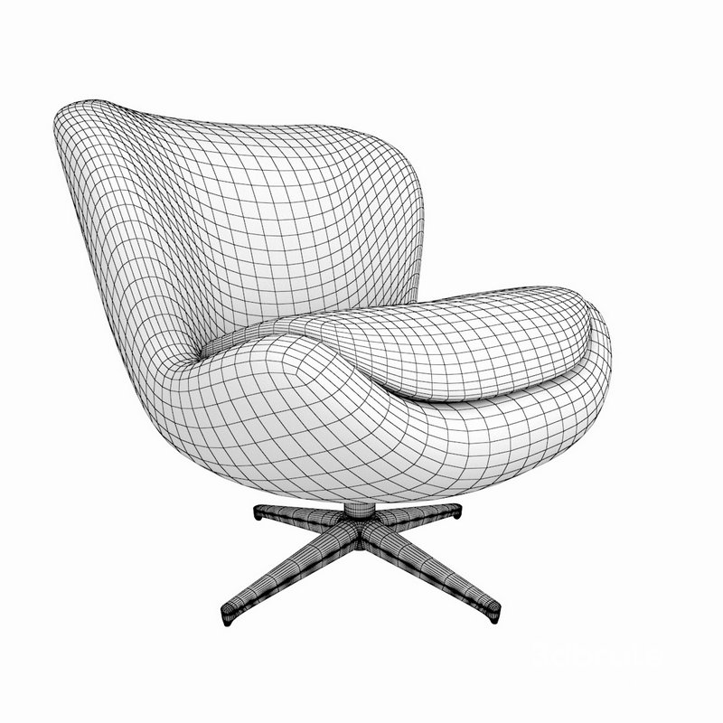 Easy chair 3d model Buy Download 3dbrute