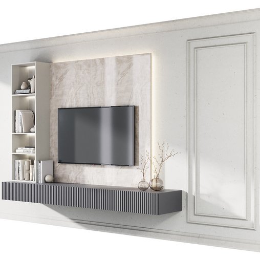 TV wall decor set9