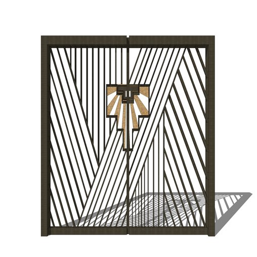 Gate 3d model Buy Download 3dbrute