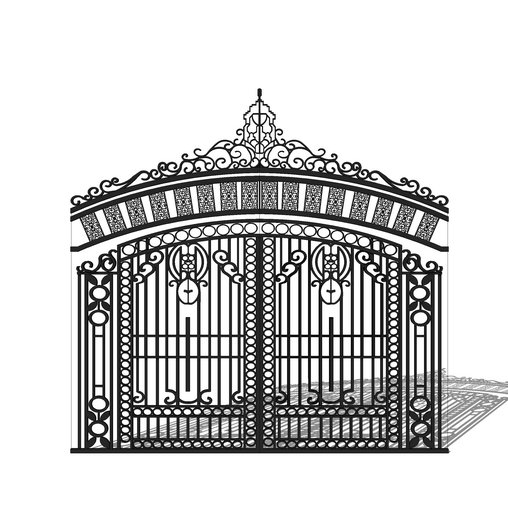 Gate 3d Model Buy Download 3dbrute