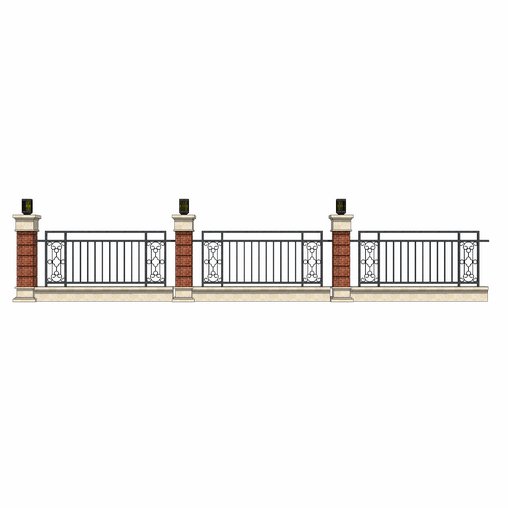 Wall fence