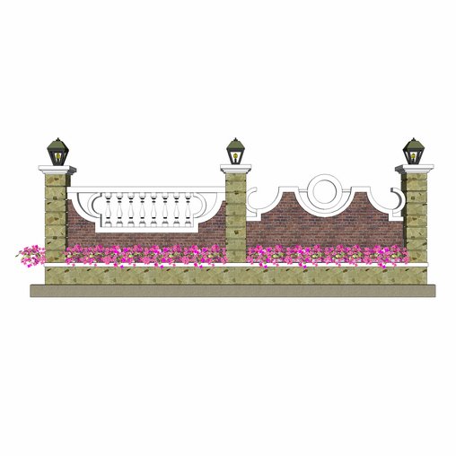 Wall fence