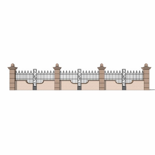 Wall fence
