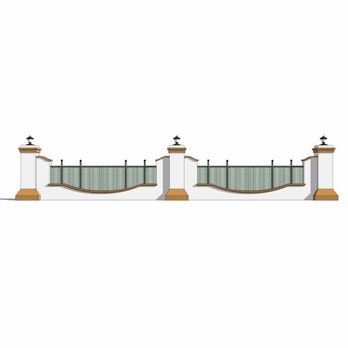 Wall fence
