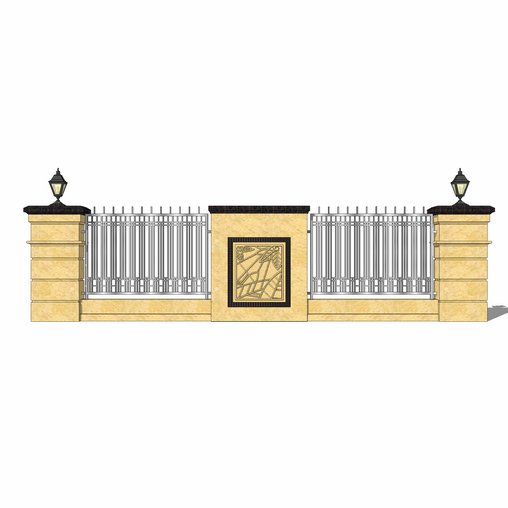 Wall fence