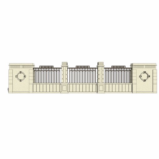 Wall fence