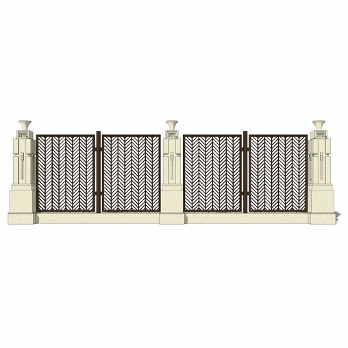 Wall fence